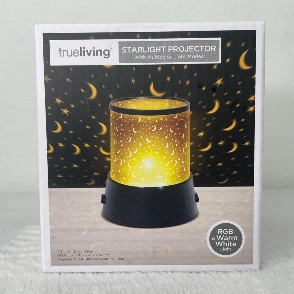 True Living Starlight Projector with Multicolor Light Modes
